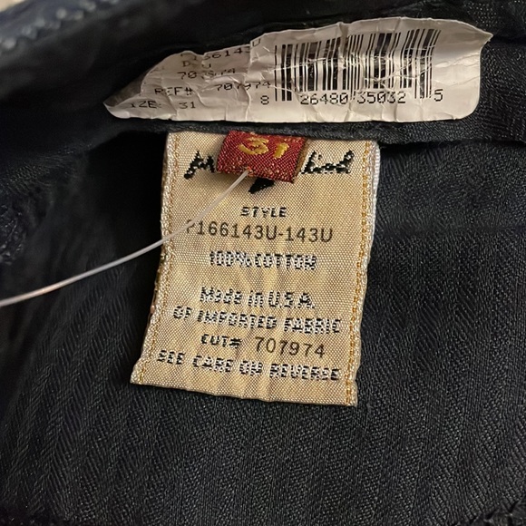 7 for All Mankind Camilla Wide Leg/Gaucho/Crop Jeans in Dark Seville - Picture 8 of 16